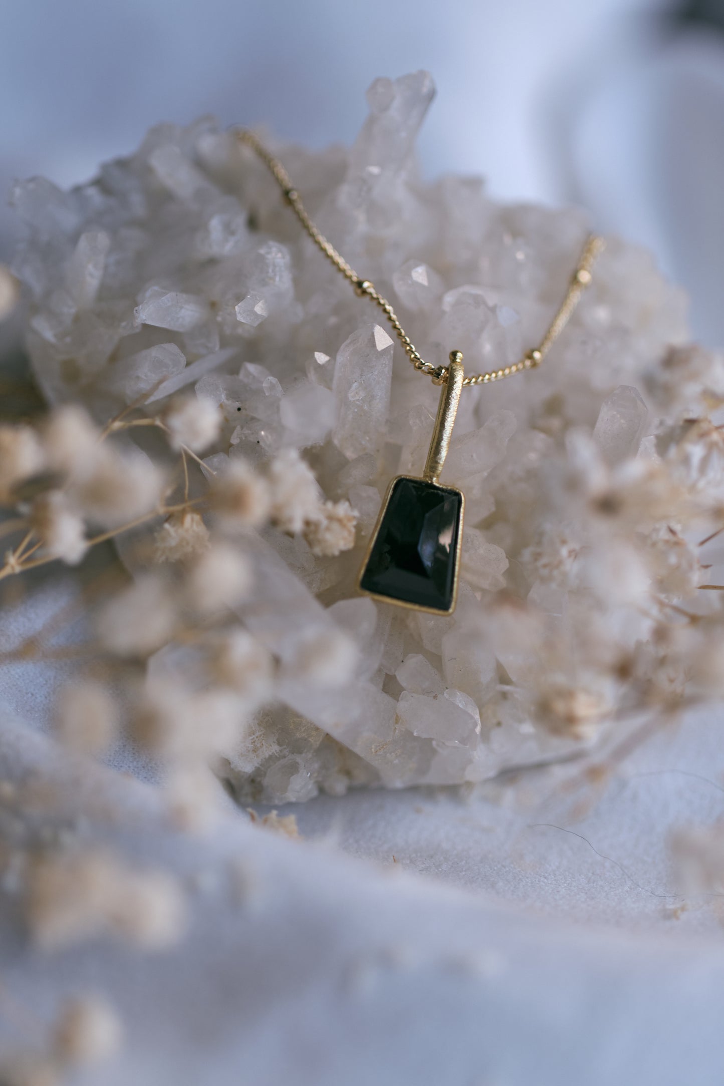 ACHIEVER 12mm Black Onyx Necklace
