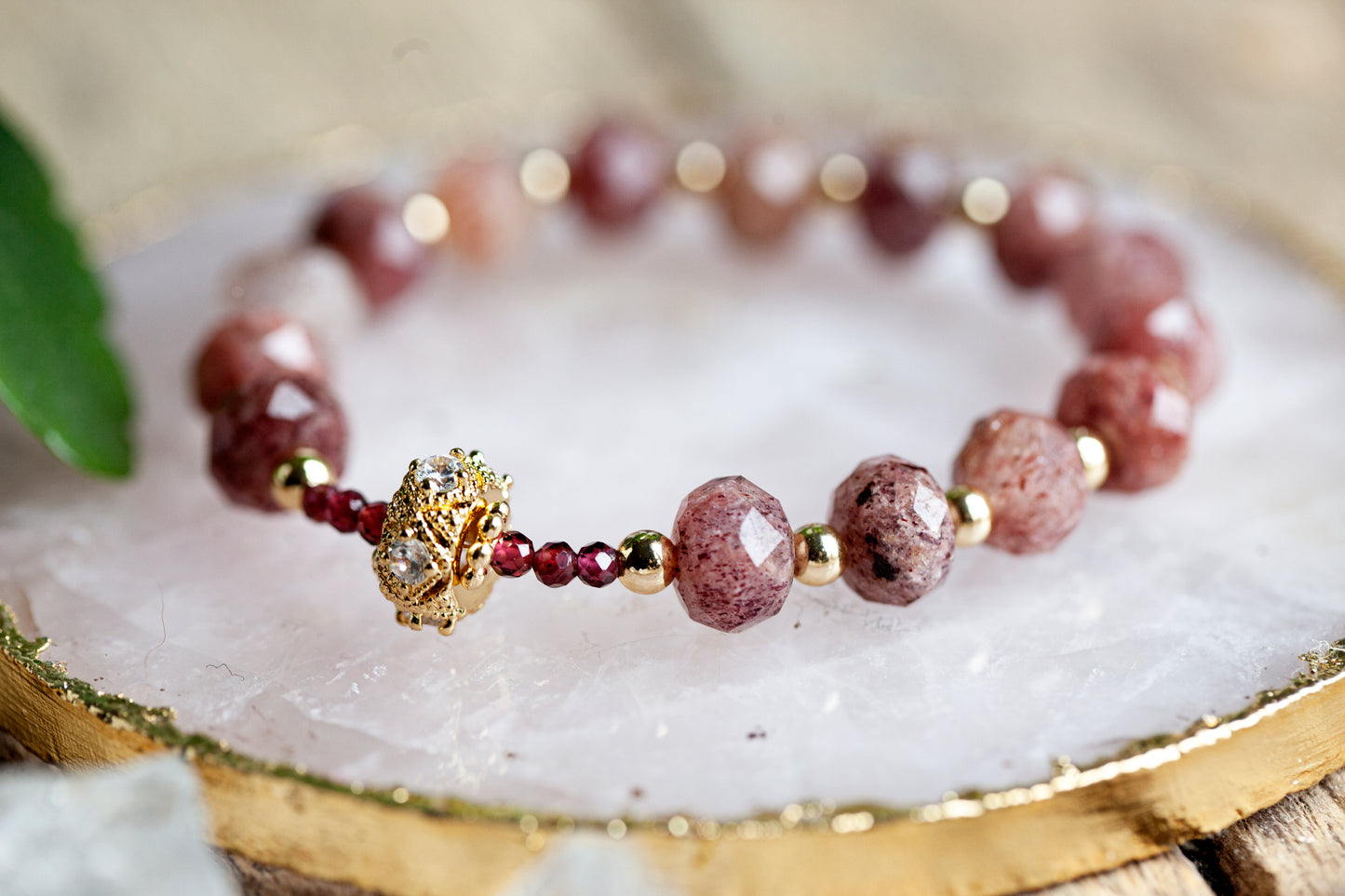 PASSION & PROSPERITY (APHRODITE) Ruby and Garnet Bracelet