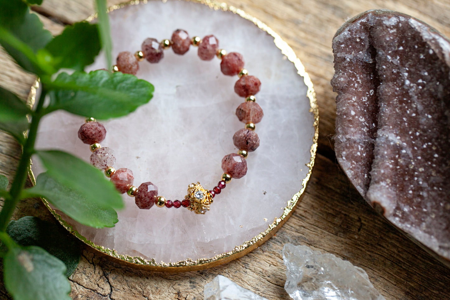 PASSION & PROSPERITY (APHRODITE) Ruby and Garnet Bracelet