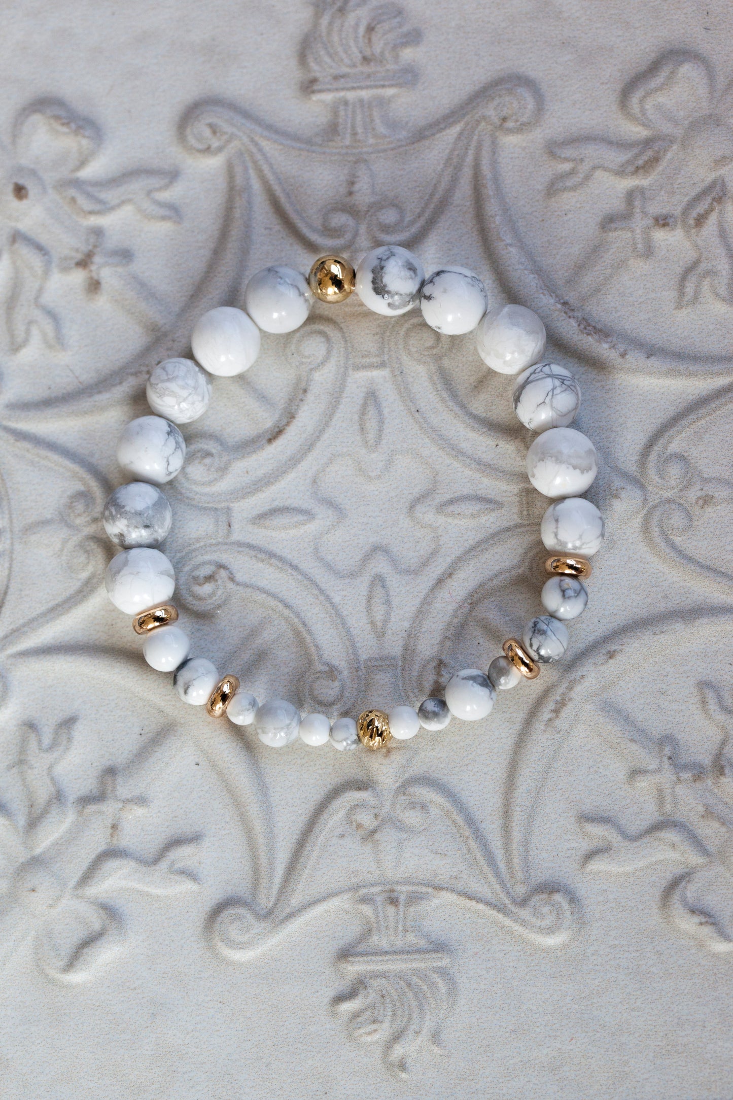 BEGIN WITH CALM Howlite Bracelet