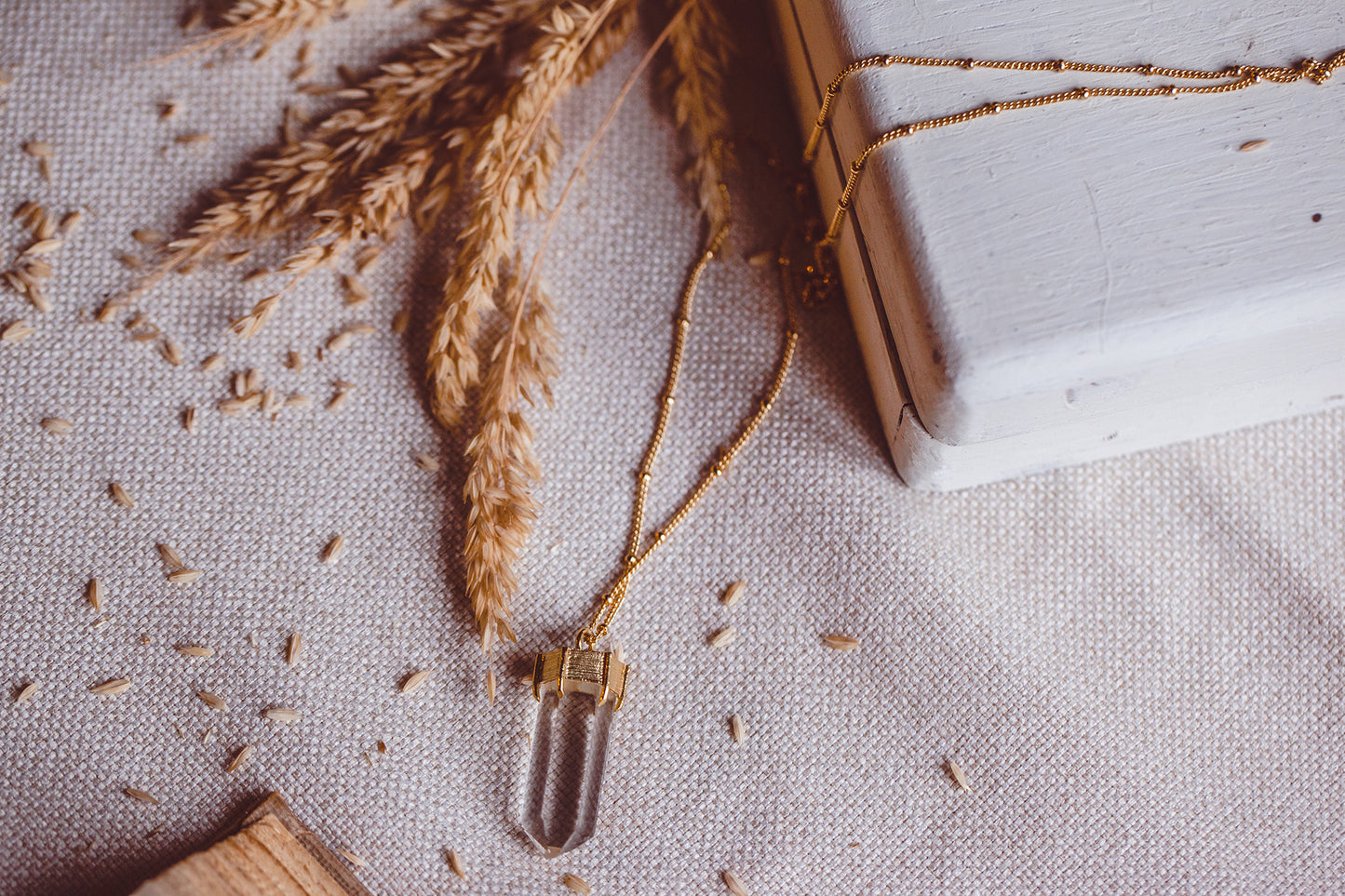 HEIGHTEN Clear Quartz Point Necklace