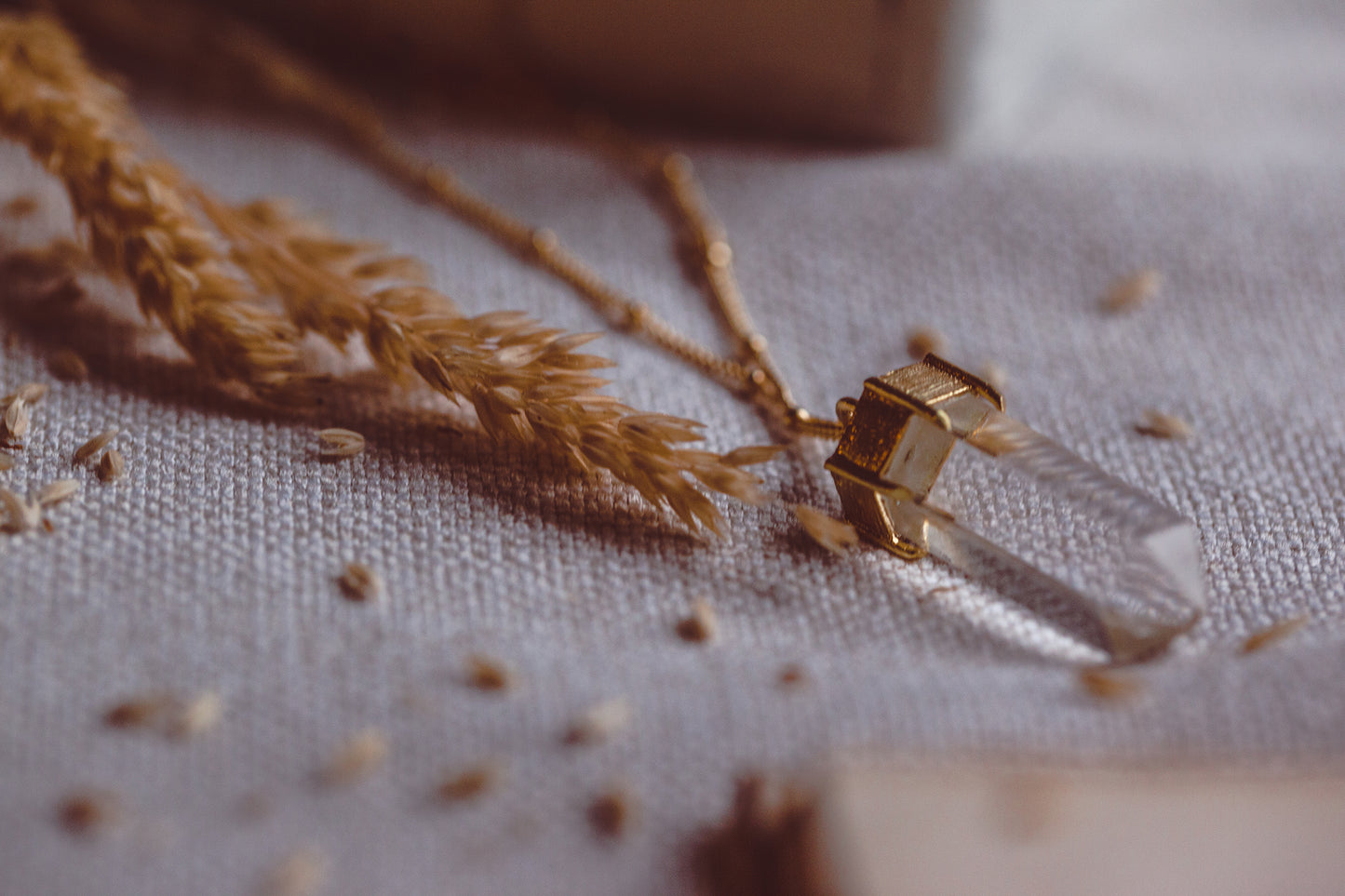 HEIGHTEN Clear Quartz Point Necklace