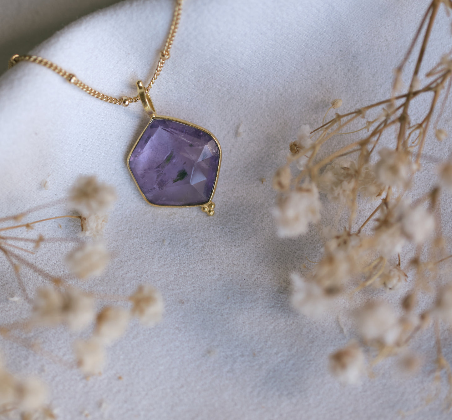 MY INTUITIVE ALLY 16mm Amethyst Necklace