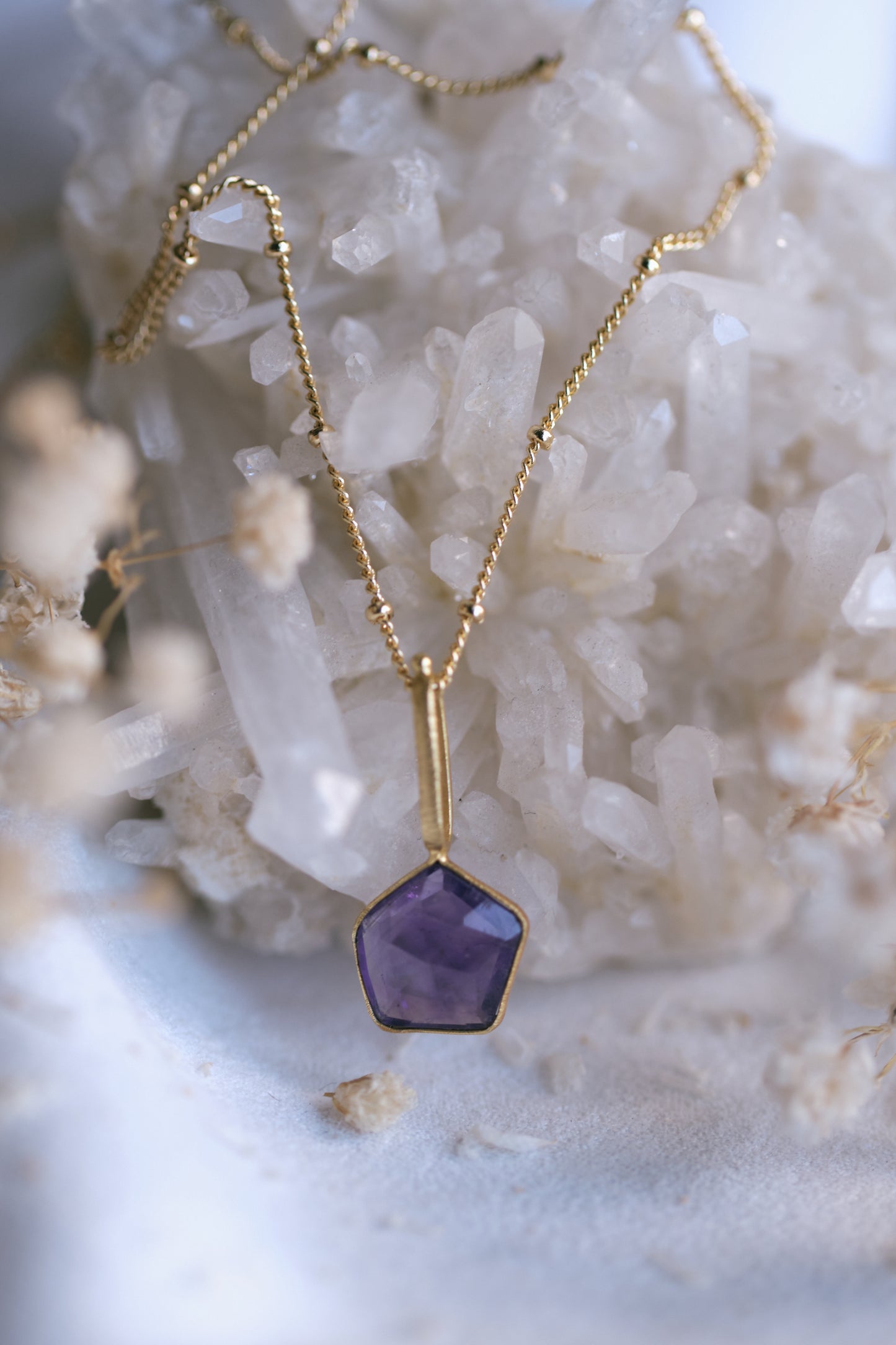 MY INTUITIVE ALLY 12mm Amethyst Necklace