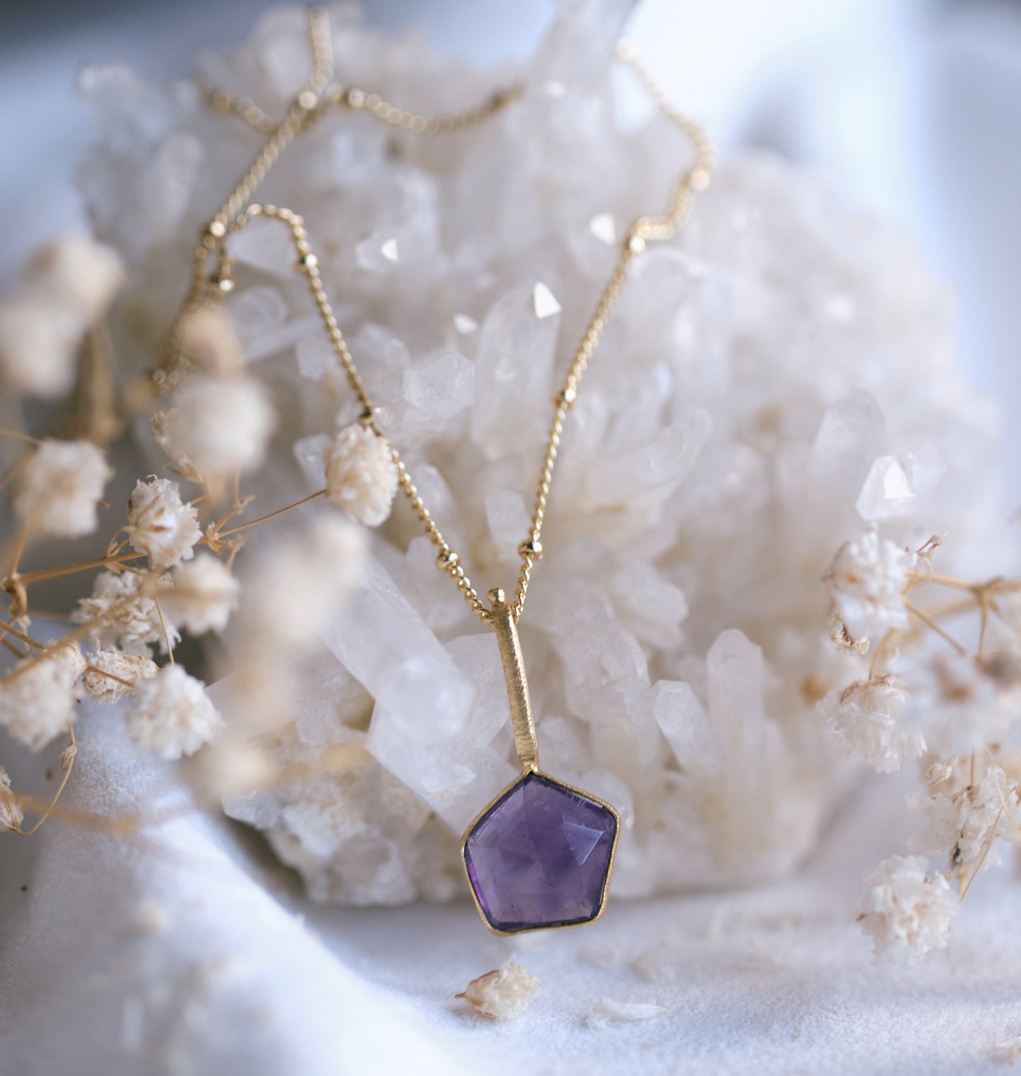 MY INTUITIVE ALLY 12mm Amethyst Necklace