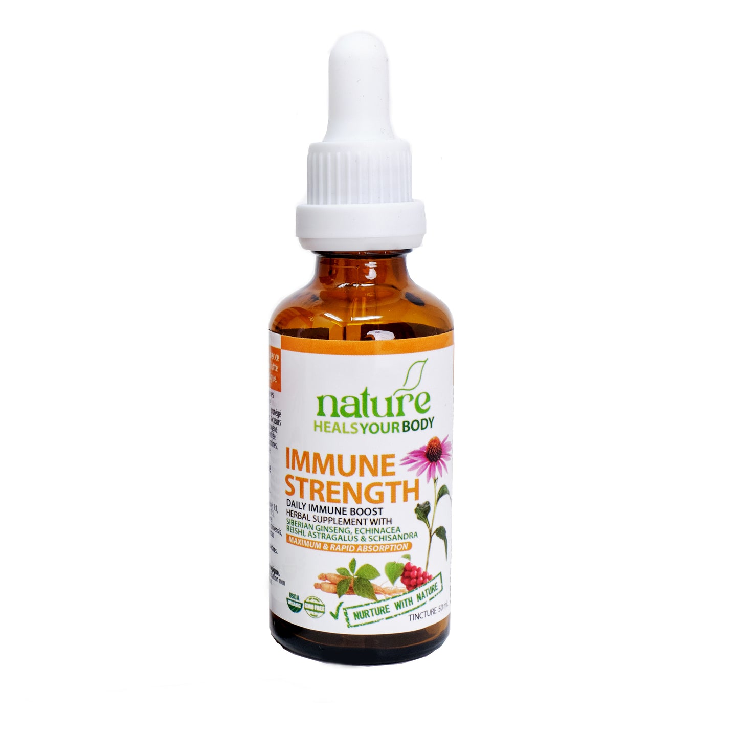 Immune Strength - Daily Immunity Boost - Herbal Tincture + Energy Healing